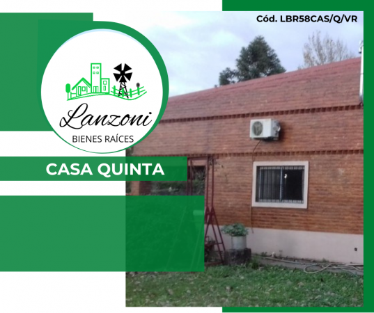 CASA QUINTA DE ESTILO MODERNO EN VILLA RUÍZ - Cód. LBR58CAS/Q/VR