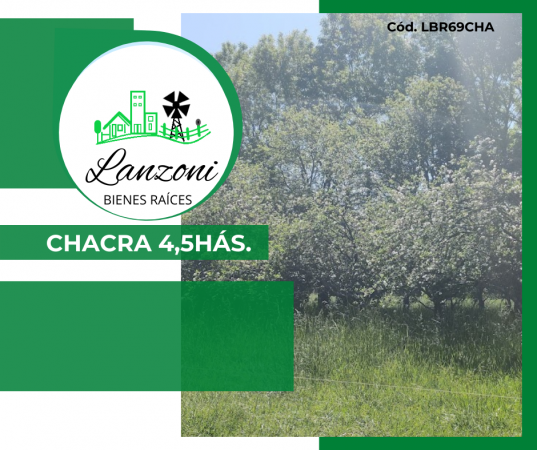 INTERESANTE CHACRA A 1200MTRS. DE LA AUTOVÍA 7, BARRIO "LA ESPERANZA" - Cód. LBR69CHA