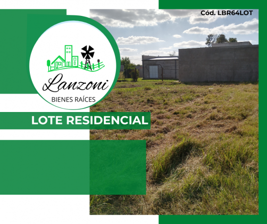 EN VENTA LOTE RESIDENCIAL- BARRIO "LOS ALAMOS" Cod 159/L