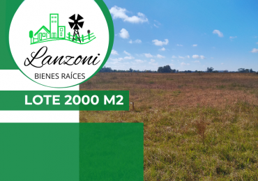  EN VENTA LOTE de 2000M2